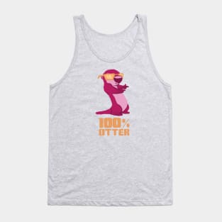 100% Otter Pink Tank Top